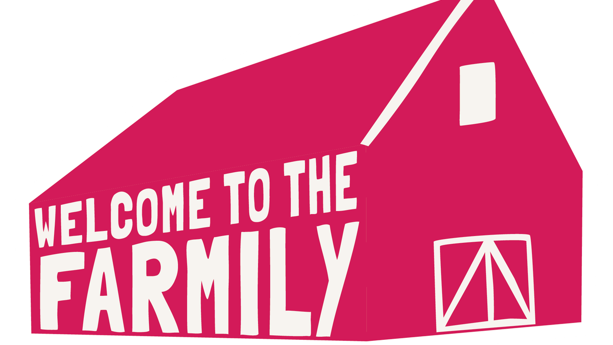 Sticker: Welcome to the farmily